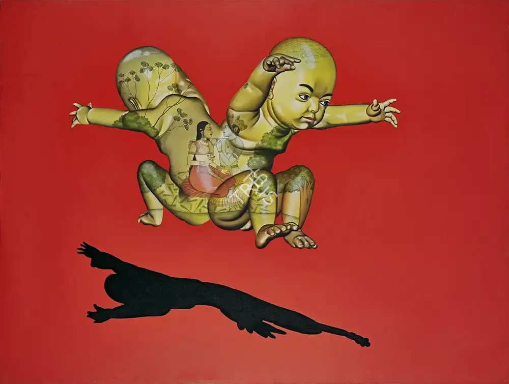 Upadhyay, Chintan (Artist). Designer Babies, 2004 | Painting