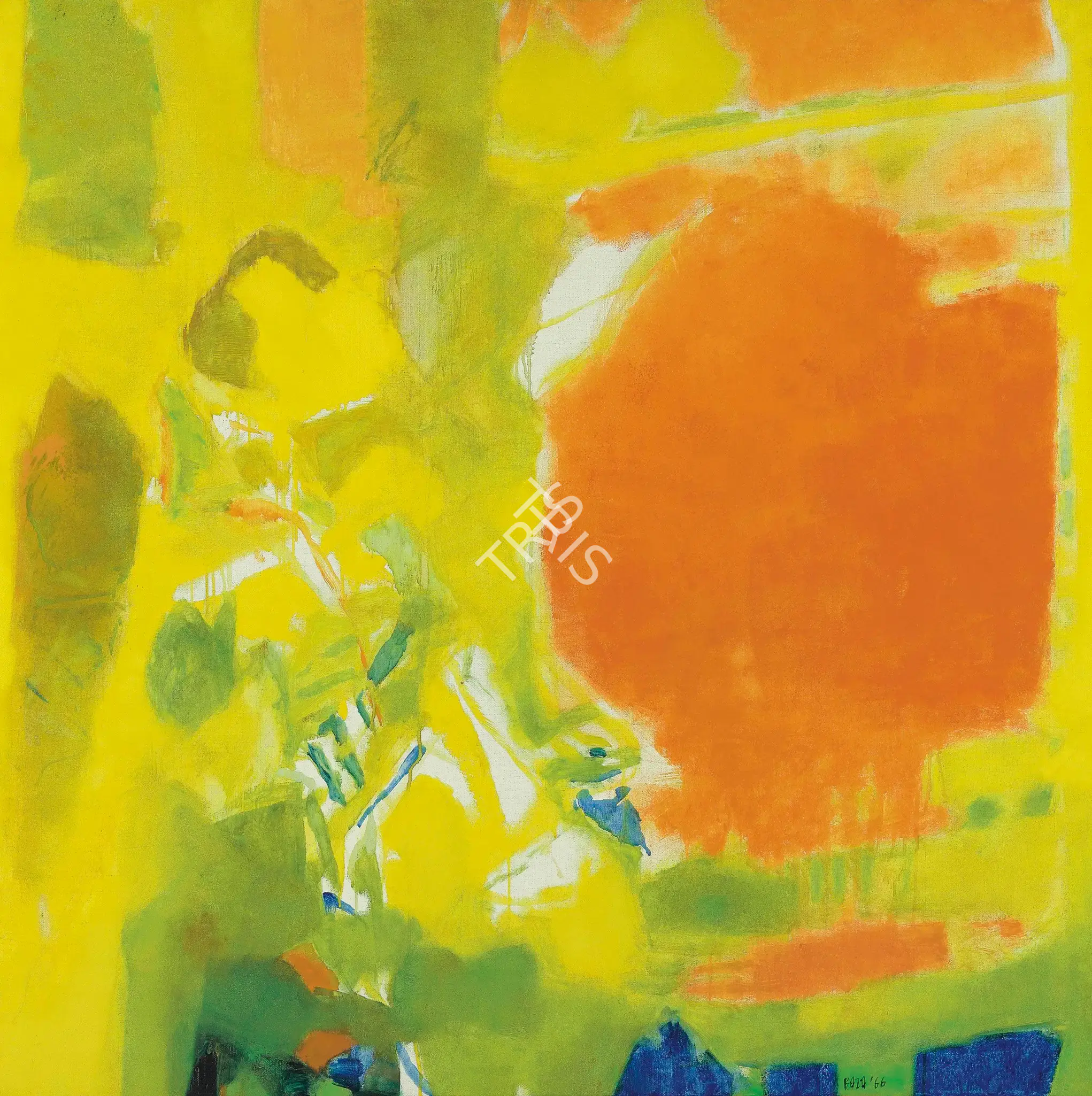 Raza, S.H. (Artist). Saison I, 1966 | Painting