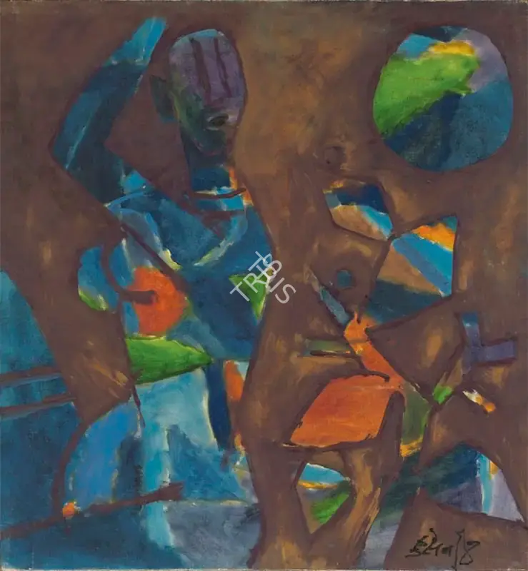 Husain, M.F. (Artist). Untitled, 1980s | Painting