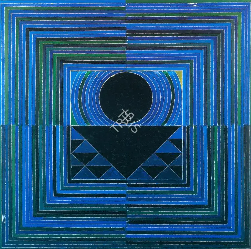 Raza, S.H. (Artist). Garbha Graha, 2001 | Painting