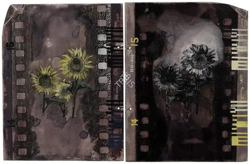 Chowdhury, Arunanshu (Artist). Untitled. Mixed media on hardboard pasted on mount board, 2001 | Painting | FineArts | 00419500