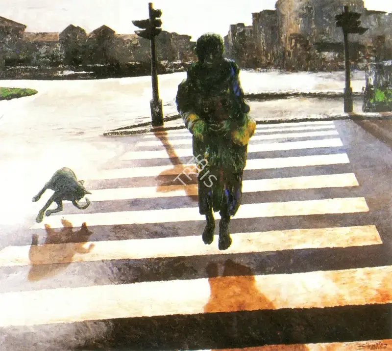 Bhattacharjee, Bikash (Artist). Paramananda, 1997 | Painting