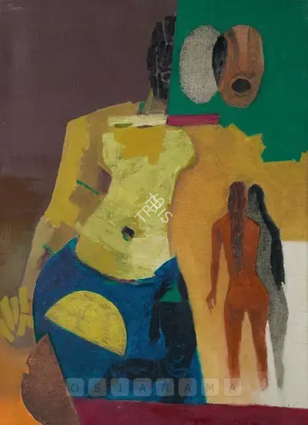Husain, M.F. (Artist). Arrival, n.d. | Painting