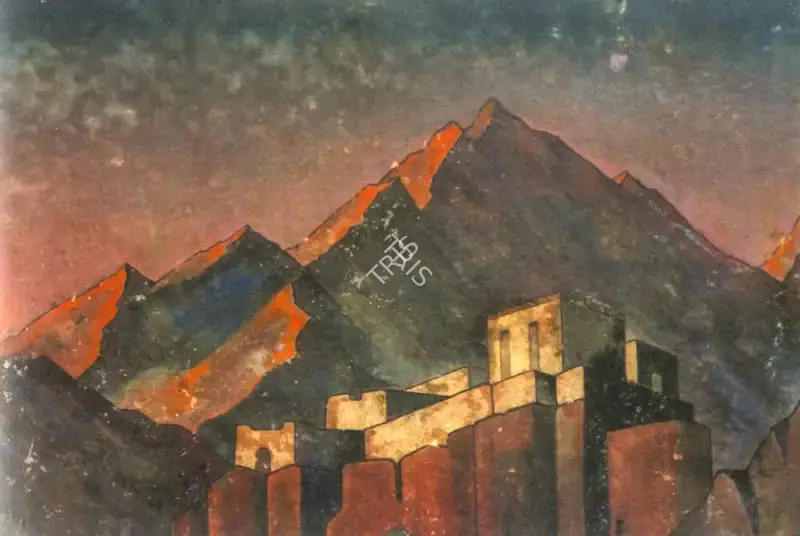 Roerich, Nicholas (Artist). Path To Kailash - 1932 Series. Tempera and pastel on board, n.d. | Painting | FineArts | 00756093