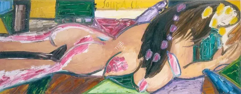 Souza, F.N. (Artist). Polynesian Nude, 1965 | Painting