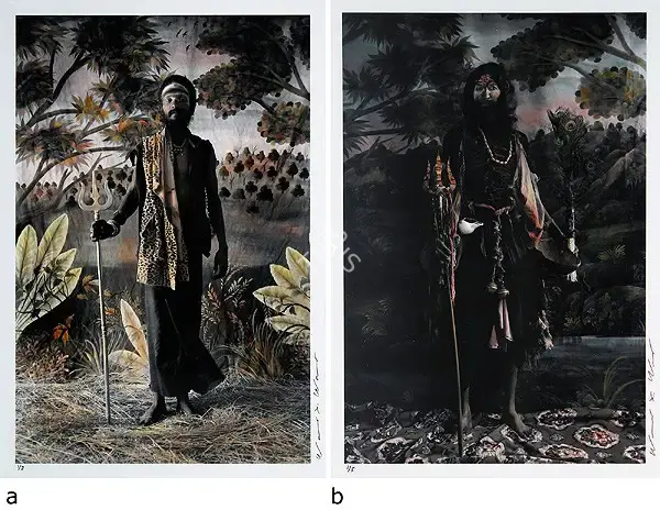 Waswo, Waswo X. (Artist). A Follower Of Shiva. Hand-coloured photograph on Hahnemuehle Fine Art paper, 2007 | Graphic Art | FineArts | 00900631