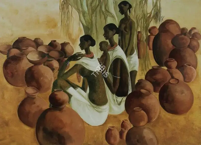 Prabha, B. (Artist). Untitled, 1986 | Painting