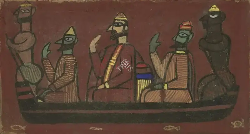 Roy, Jamini (Artist). Untitled, n.d. | Painting