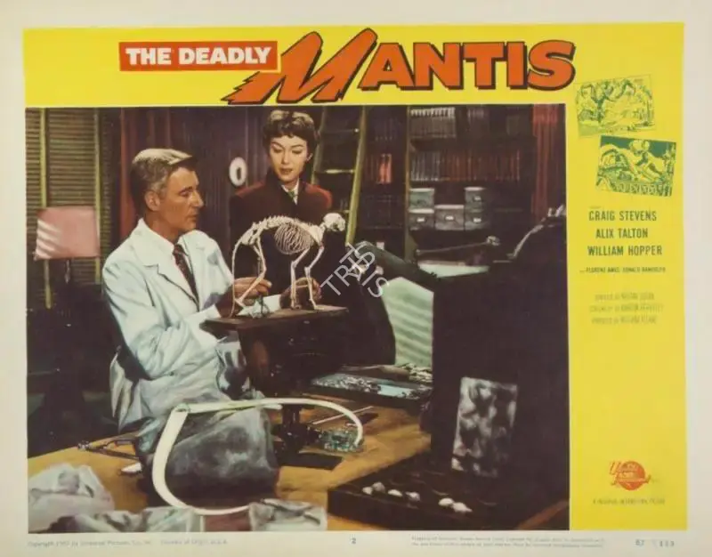Carter, Ellis W. (Cinematographer), The Deadly Mantis, 1957 | Lobby Card | CinemaEducation | 00790472