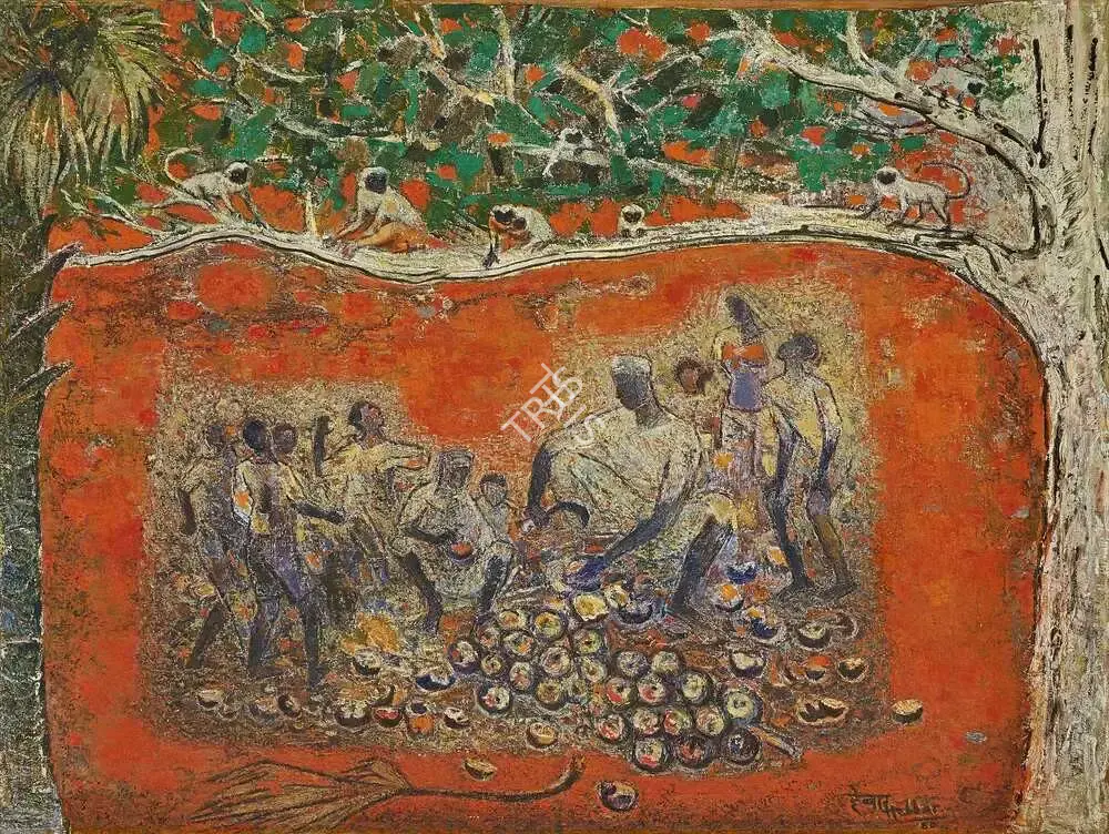 Hebbar, K.K. (Artist). Untitled, 1980 | Painting