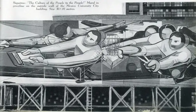 Siqueiros, David Alfaro (Artist). The Culture of the People to the People, n.d. | Graphic Art