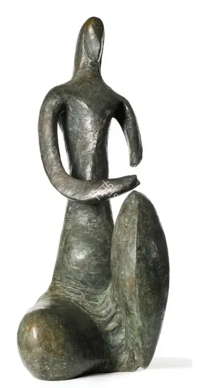 Dasgupta, Prodosh (Artist). Broken Idol. Bronze, Edition 6/6, 1970 | Sculpture | FineArts | 00333027