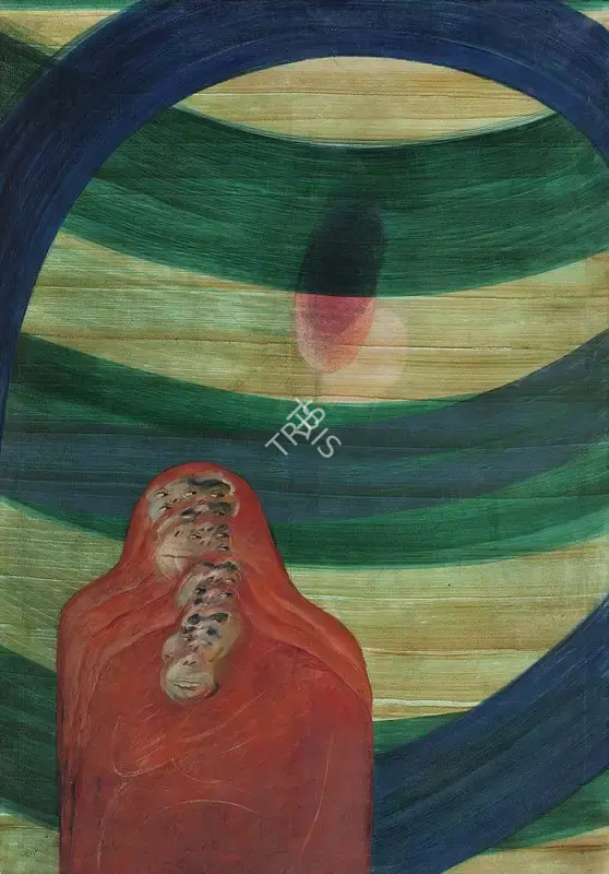 Broota, Rameshwar (Artist). Projections. Oil on canvas, 1976 | Painting | FineArts | 00594825