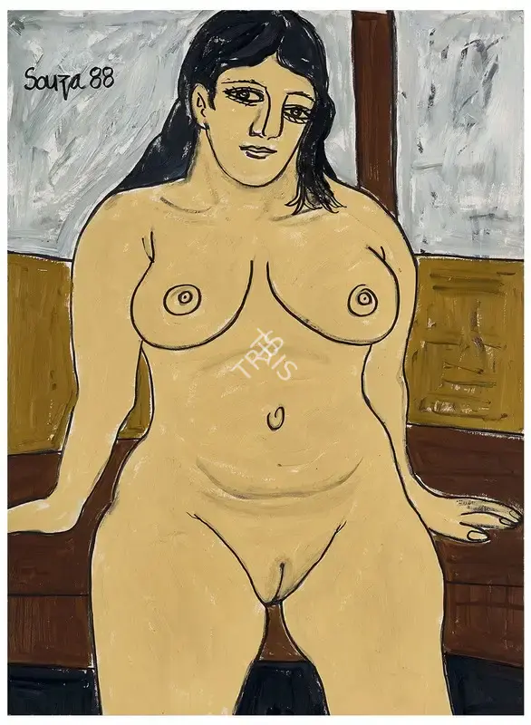Souza, F.N. (Artist). Untitled, 1988 | Painting