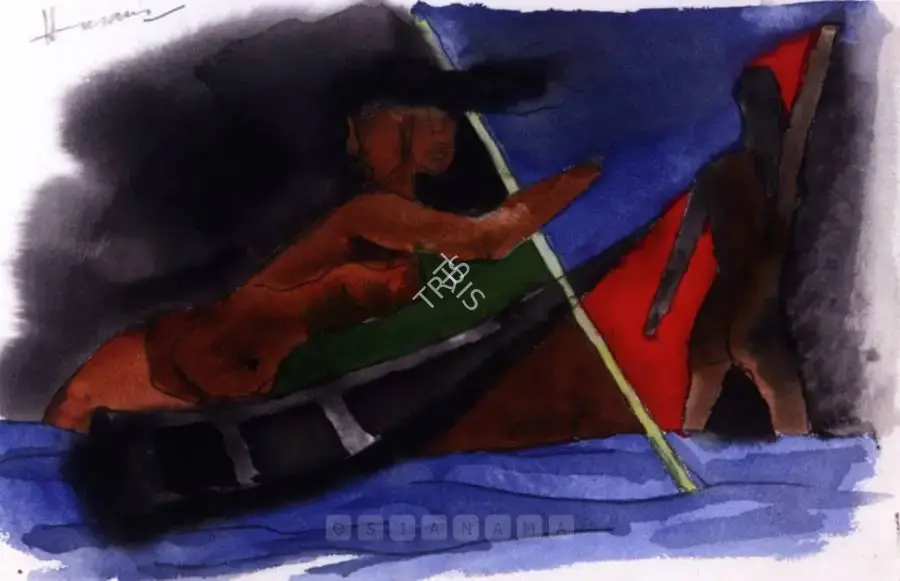 Husain, M.F. (Artist). Untitled, 2002 | Painting