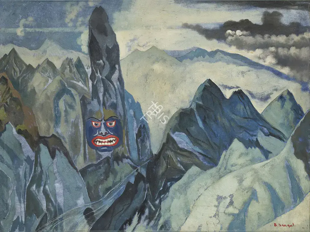 Sanyal, B.C. (Artist). Untitled. Oil on canvas, c.1970 | Painting  | 00867868