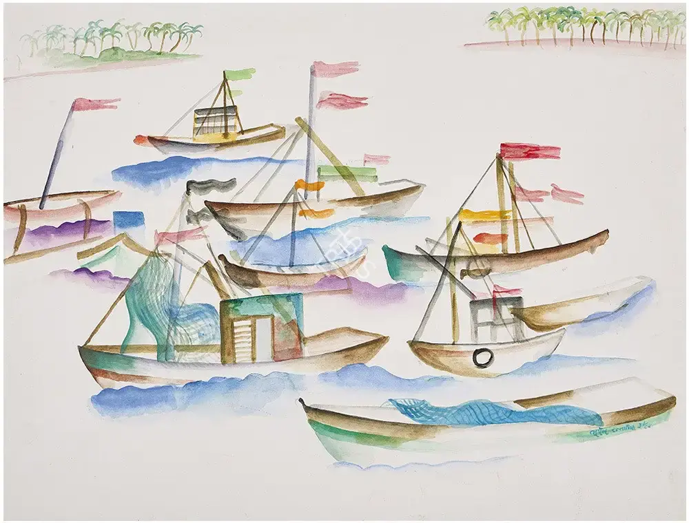 Khakhar, Bhupen (Artist). Untitled, 1984 | Painting