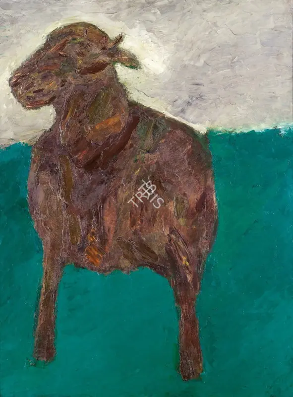 Mehta, Tyeb (Artist). Untitled. Oil on board, 1962 | Painting | FineArts | 00641532