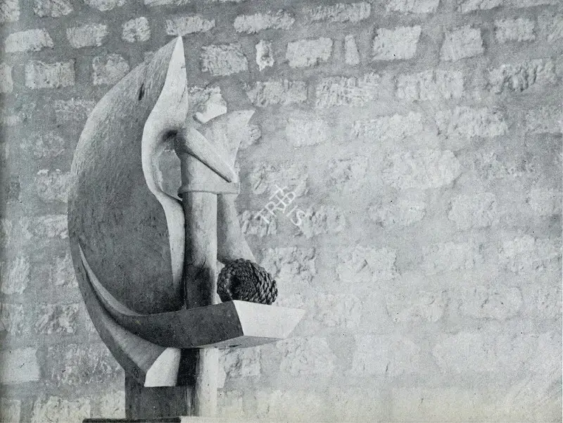 Corbusier, Le (Artist). Untitled. Sculpture, 1940-1947 | Marg, October 1948 | Sculpture | FineArts | 00673786