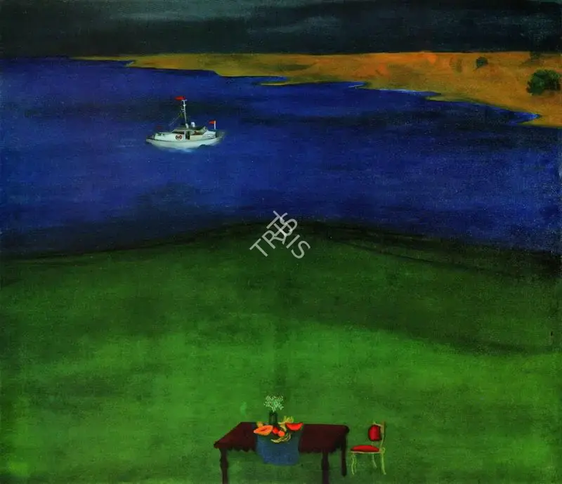 Khakhar, Bhupen P. (Artist). Savita . Oil on Canvas, n.d. | Bhupen Khakhar 1934 - 2003, 2003 | Painting | FineArts | 00149673