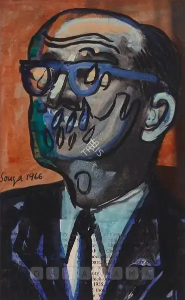 Souza, F.N. (Artist). Untitled, 1957 | Painting