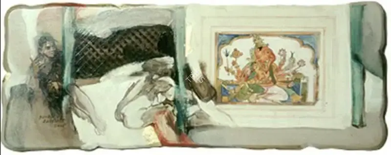 Bahulkar, Suhas (Artist). Myth and Reality II, 2001 | Painting