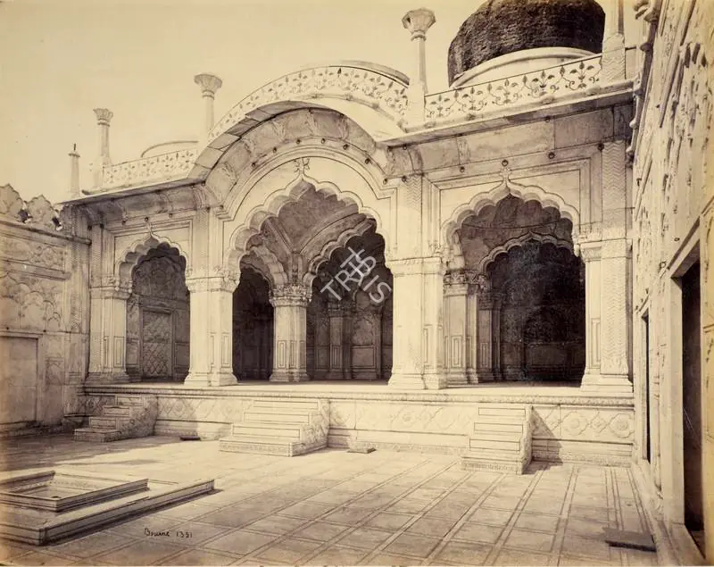 Bourne, Samuel (Photographer). Moti Masjid. Red Fort, Delhi. Albumen print, Mid 1860s | Antiquarian Photograph | Photography | 00115997