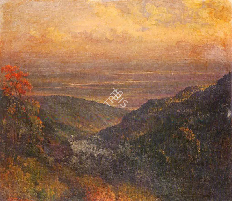 Gangooly, J.P. (Artist). Mountain Landscape, n.d. | Painting