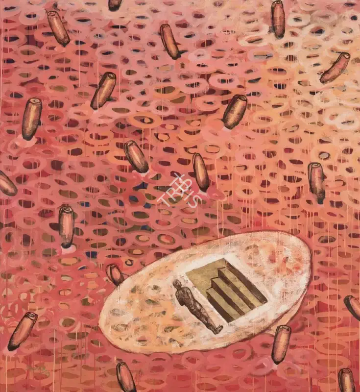 Iranna, G.R. (Artist). Untitled. Oil on canvas, 1998 | Painting | FineArts | 00604066