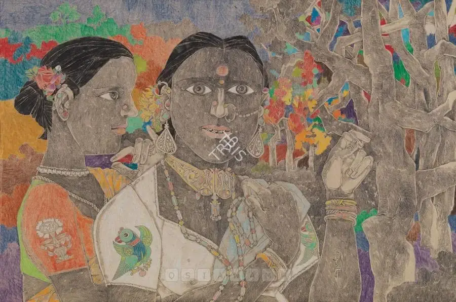 Goud, K. Laxma (Artist). Untitled, 2002 | Painting