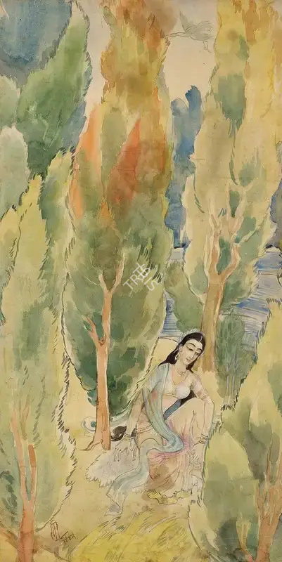 Vijaiwargiya, Ramgopal (Artist). Untitled, 1942 | Painting