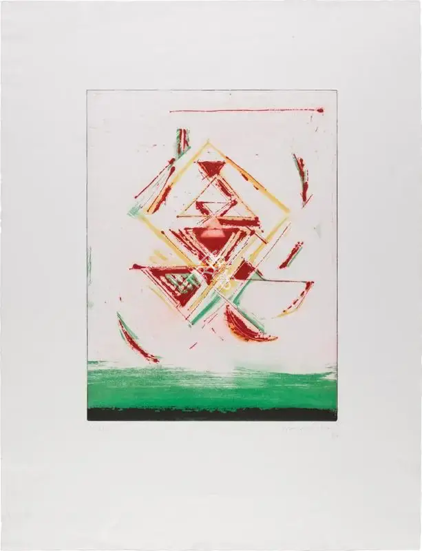 Viswanadhan, V. (Artist). Untitled. Etching printed in colours; Edition 1/6 AP, 1974 | Graphic Art | FineArts | 00417385