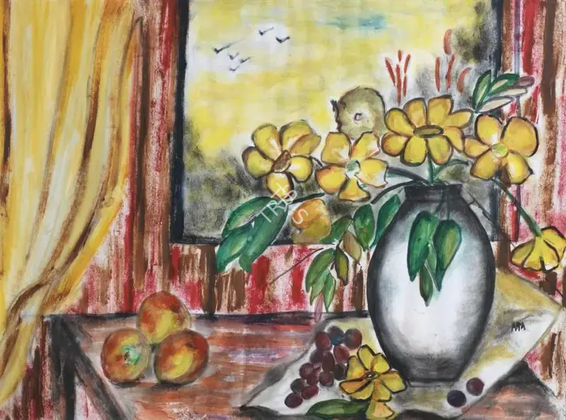 Ara, K.H. (Artist). Still Life, c.1960s-1970s | Painting