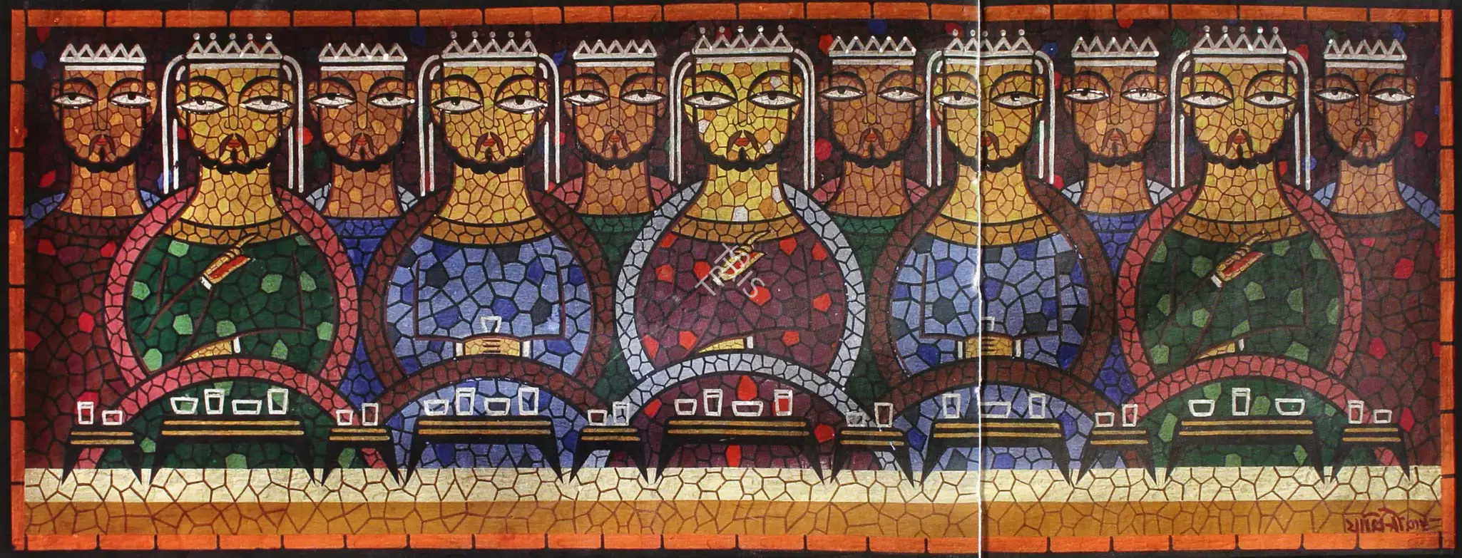 Roy, Jamini (Artist). Last Supper, n.d. | Painting