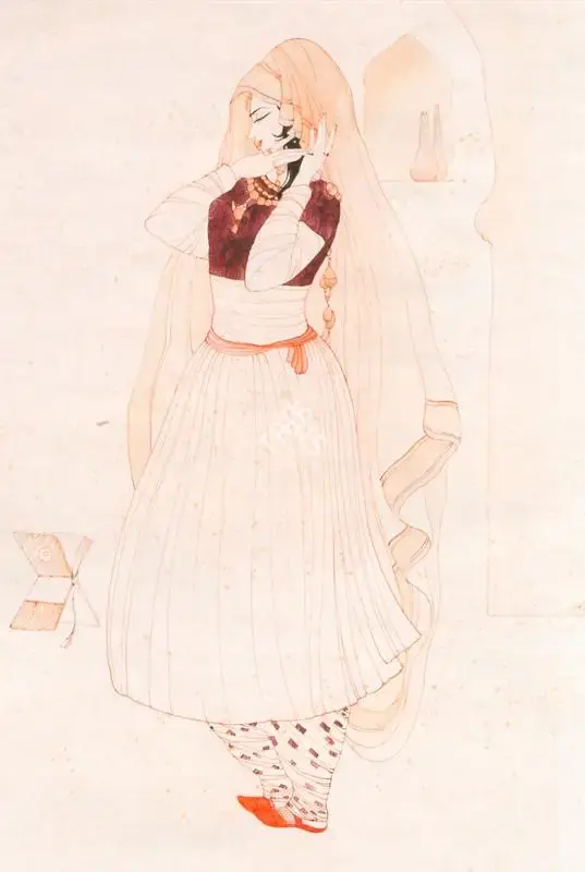 Chughtai, M.A.R. (Artist). Vanity, n.d. | Painting