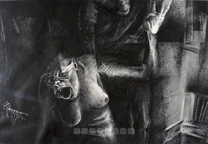 Chander Shekhar, P.S. (Artist). Temptation Series. Pen and ink on paper, 1980-1981 | Painting  | 00877576