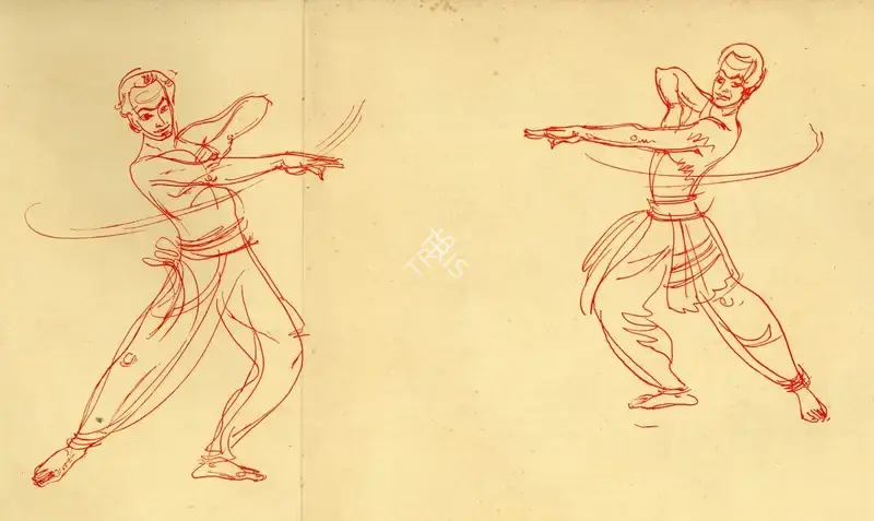 Chavda, Shiavax (Artist). Palta by Sudershan Kumar, n.d. | Sketch