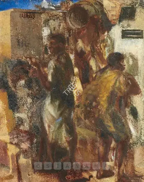 Sharma, Nataraj (Artist). Untitled. Oil on canvas, 1992-1994 | Painting | FineArts | 00575058