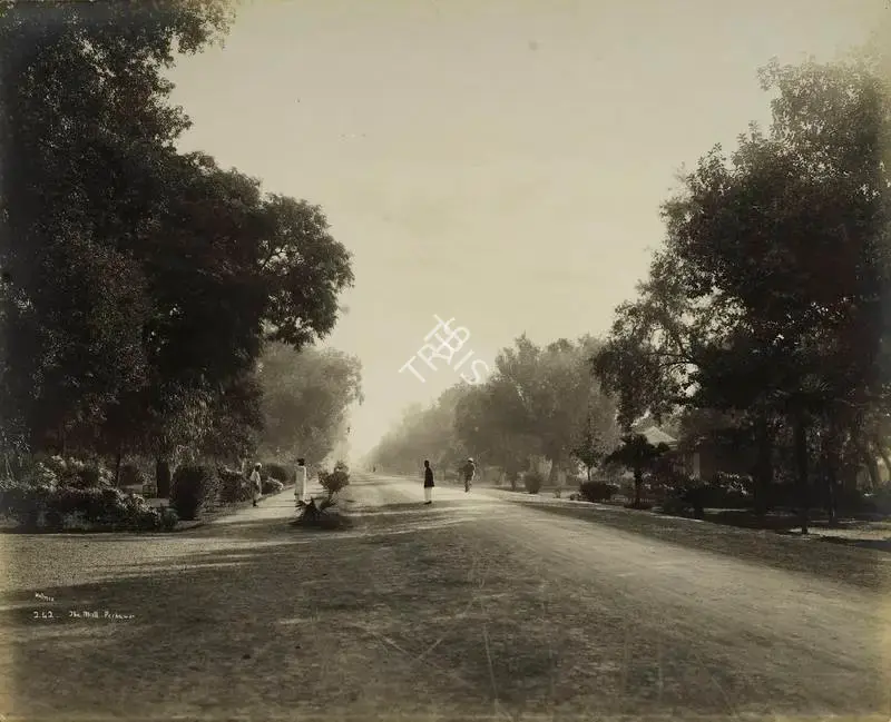 Holmes, Randolph Bezzant (Photographer). The Mall, Peshawar. Silver gelatin print, n.d. | Antiquarian Photograph | Photography | 00115630