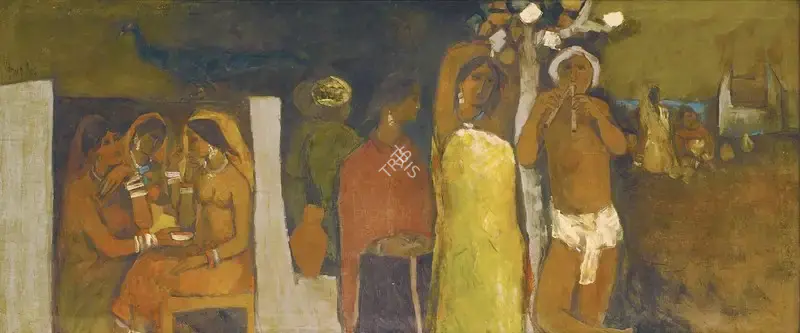 Das, Arup (Artist). Untitled. Oil on canvas, late 1970s | Painting | FineArts | 00574555