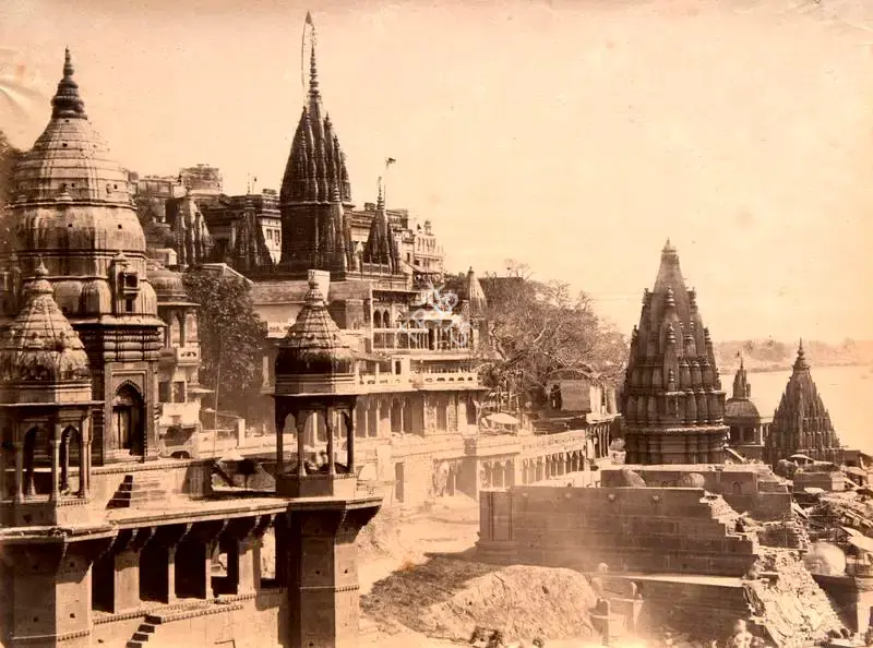 Sache, John Edward (Photographer). Benares - Seven views in Agra, Benares and elsewhere. Albumen print pasted on mount, c.1875 | Antiquarian Photograph | Photography | 00116252