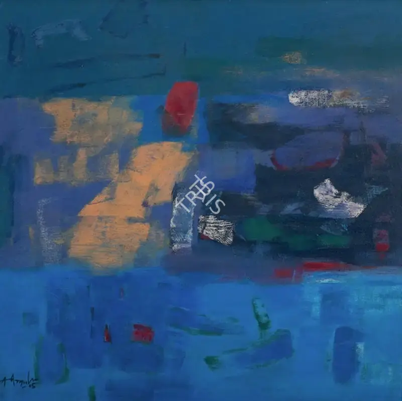 Adimoolam, K.M. (Artist). Terra-Incognita. Oil on canvas, 2005 | Painting | FineArts | 00647052