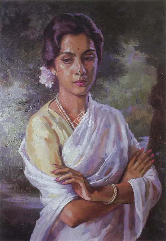 Deuskar, Gopal (Artist). A Portrait, n.d. | Painting