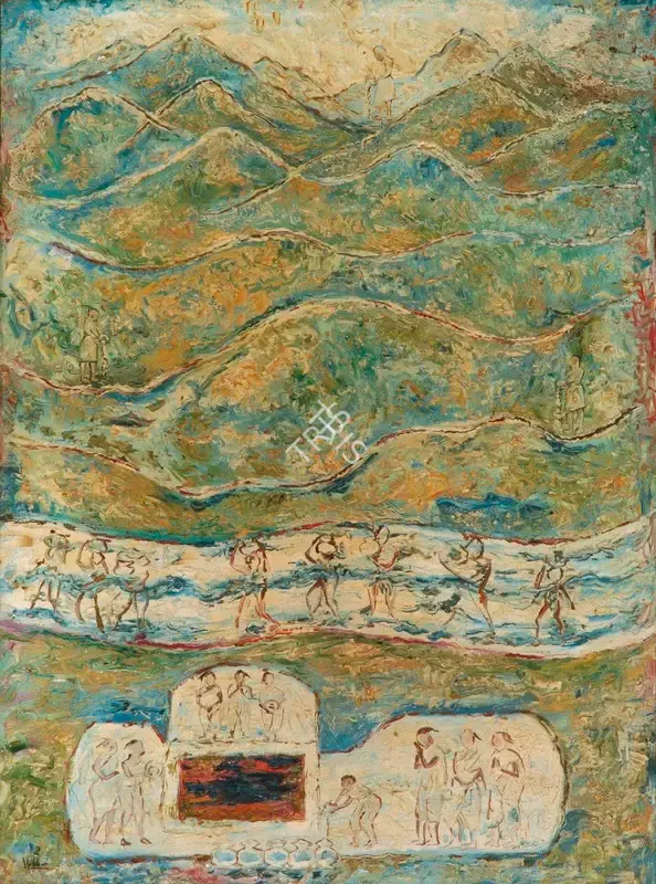 Hebbar, K.K. (Artist). Untitled, early 1960s | Painting