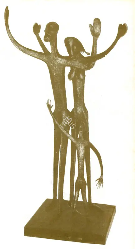 Sehgal, Amar (Artist). Cries Unheard. Metal, 1958 | Marg, December 1962 | Sculpture | FineArts | 00674826