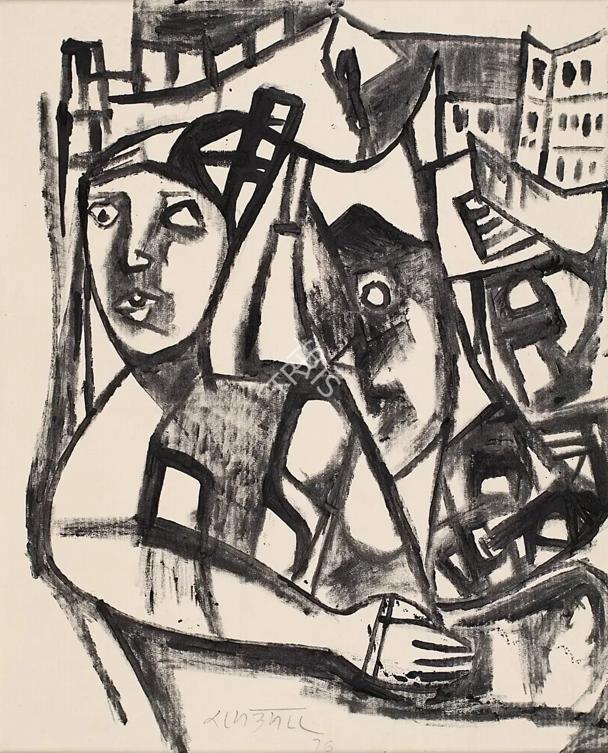Ramkumar (Artist). Untitled, 1976 | Painting