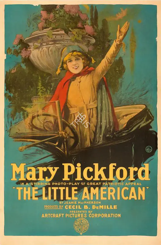 DeMille, Cecil B. (Producer), The Little American, 1917 | Poster | CinemaEducation | 00795034