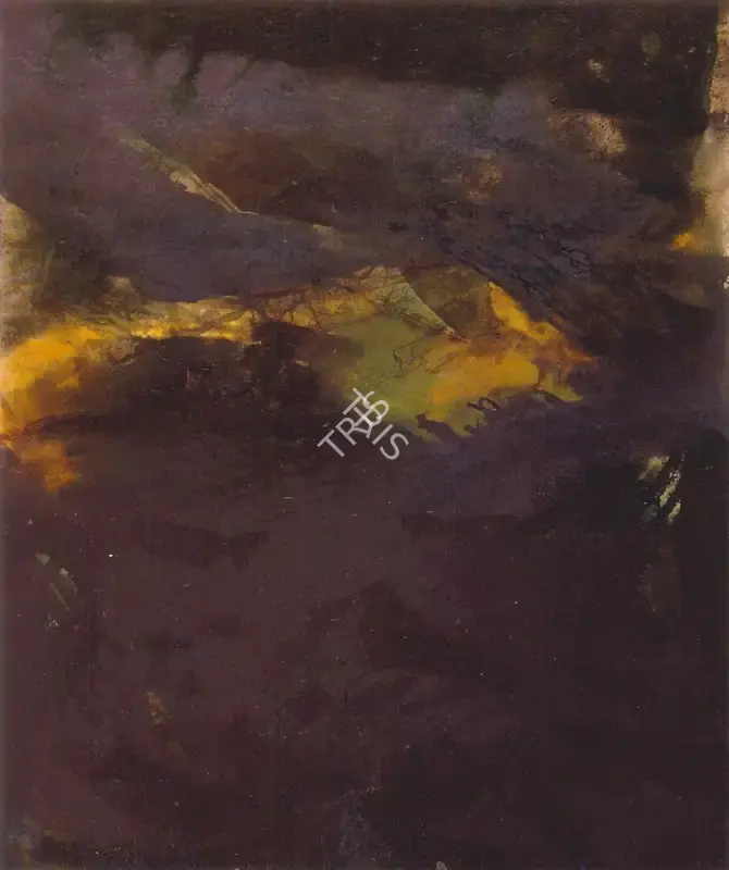 Chatterjee, Arindam (Artist). Kodaikanal Lands. Acrylic on canvas, 2005 | Painting | FineArts | 00574826