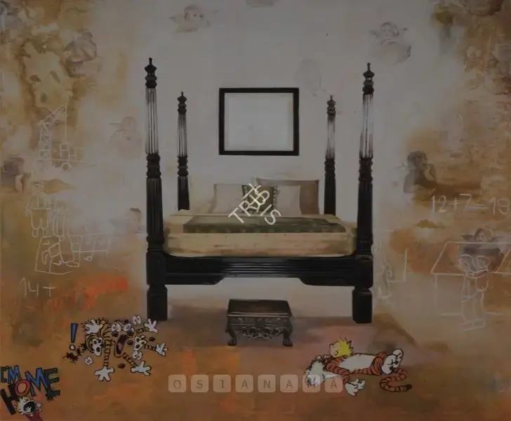 Chowdhury, Arunanshu (Artist). Lazy Sunday - I. Acrylic on canvas, 2007 | Painting | FineArts | 00575128