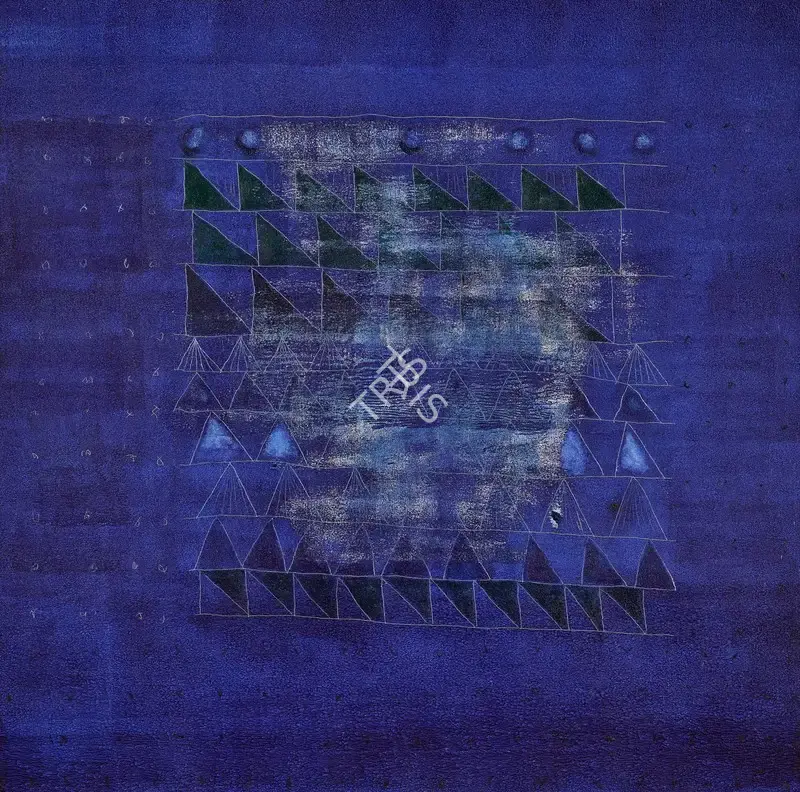 Akhilesh (Artist). Has it something to do with Benares?. Acrylic on canvas, 1998 | Painting | FineArts | 00547649